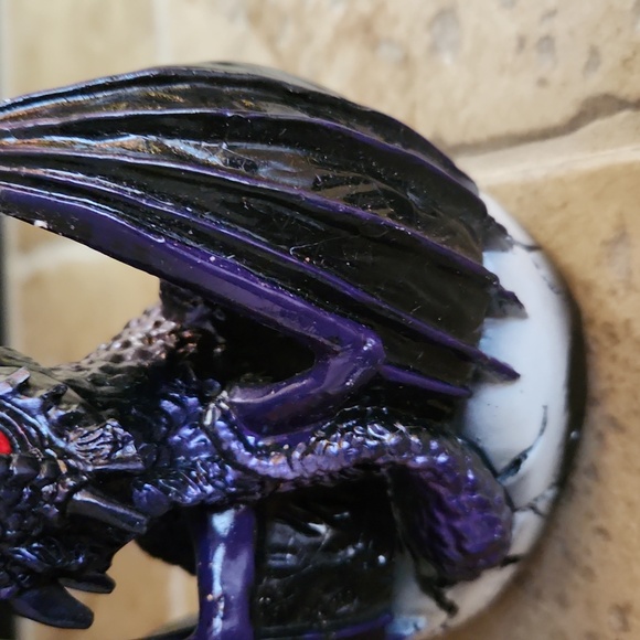 Purple Dragon Inscent Burner Figurine - Picture 6 of 10